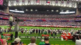 9/11 - Unfurling Huge American Flag - NRG Stadium Texans vs Colts