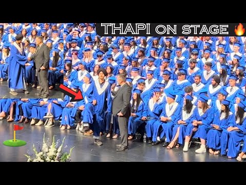 Graduation 👨‍🎓// Thapi on stage 🔥