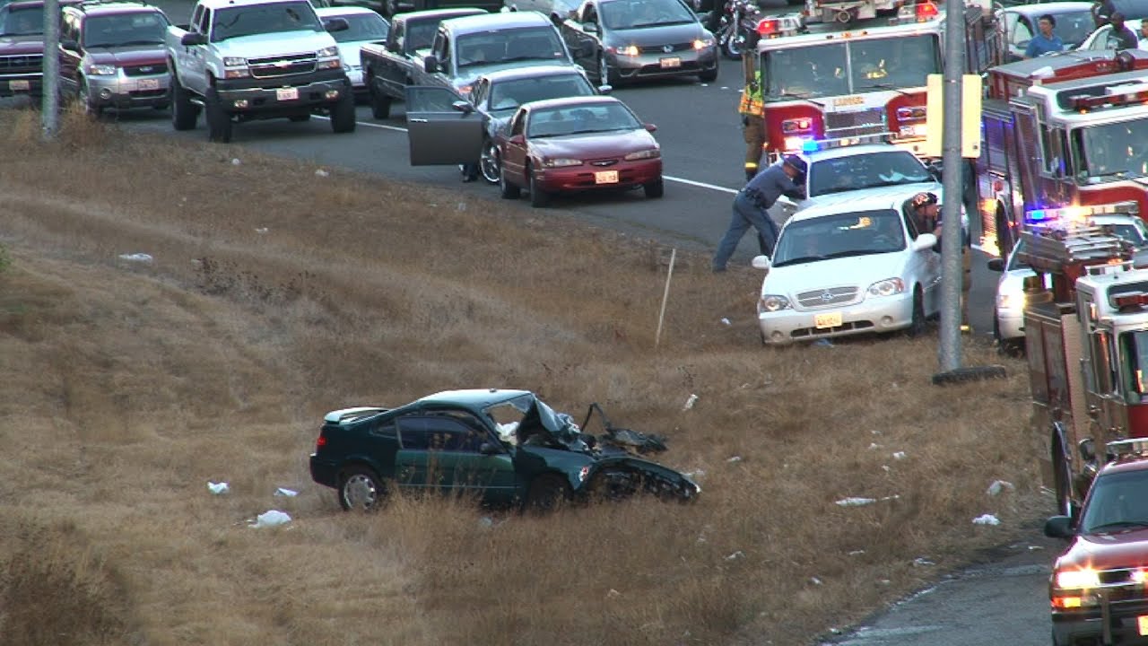 Three Car Serious Injury Head On Accident SR 512 Near The South Hill