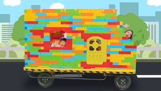 Fengfeng make blocks Van house 楓楓修理廠製作積木房車