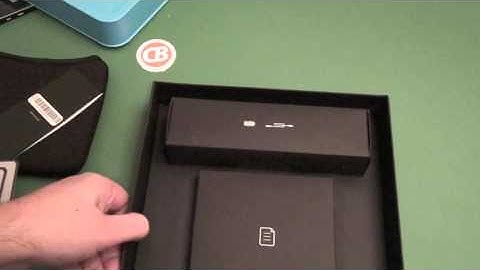BlackBerry PlayBook Unboxing