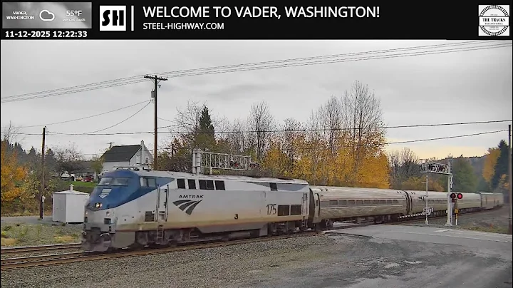 Vader, Washington The Tracks Bar & Grill Live Railcam  #steelhighway