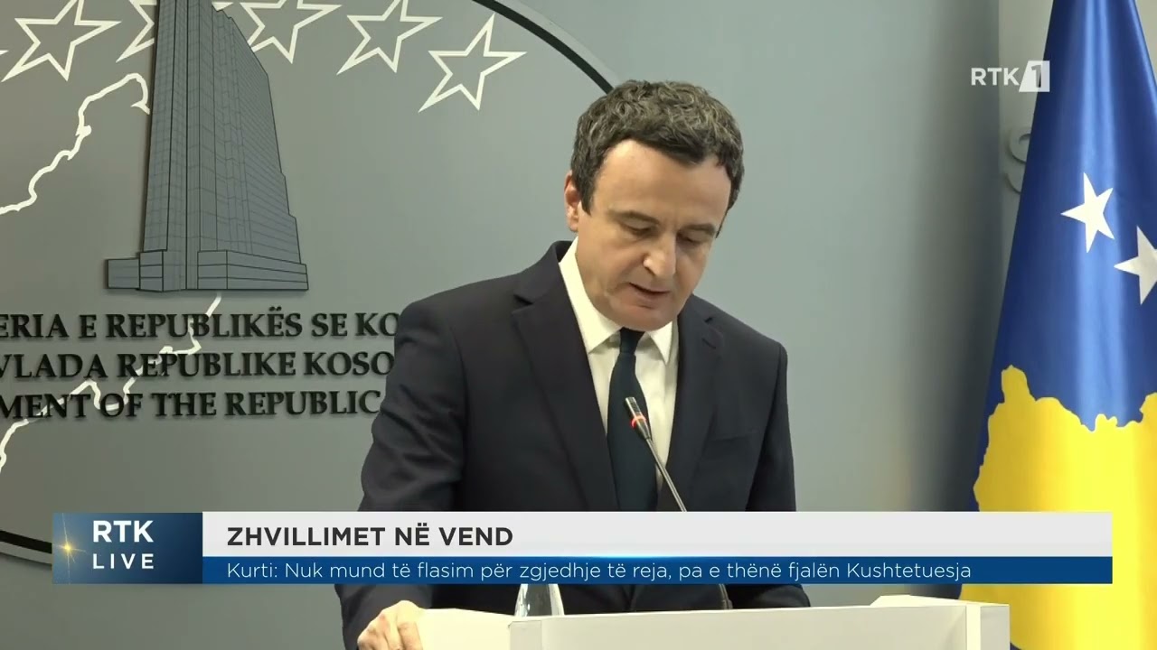 Konferencë për media e Kryeministrit Kurti 06.03.2026