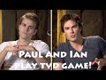 Paul Wesley And Ian Somerhalder Play "TVD" Game [Türkçe Altyazılı]