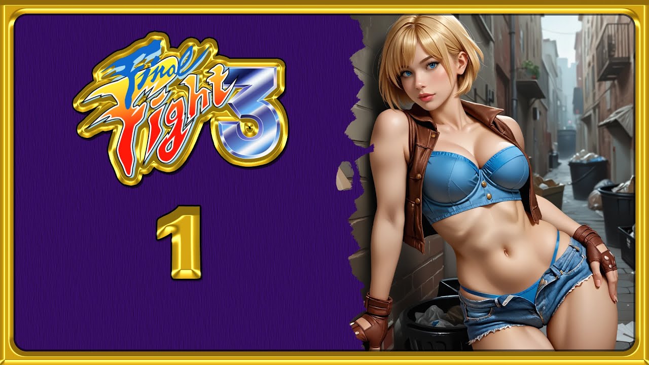 👊 FINAL FIGHT 3 | Com a Regina no Controle do Guy a Pancadaria para Salvar Metro City Começa! 👊