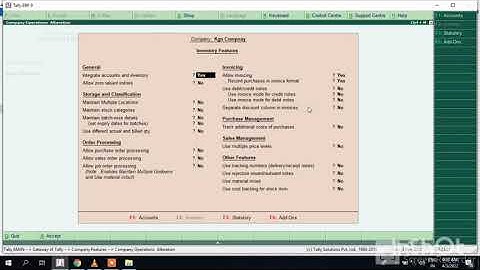 zero value Transaction  in Tally Erp9/Inventory features/S.No-1