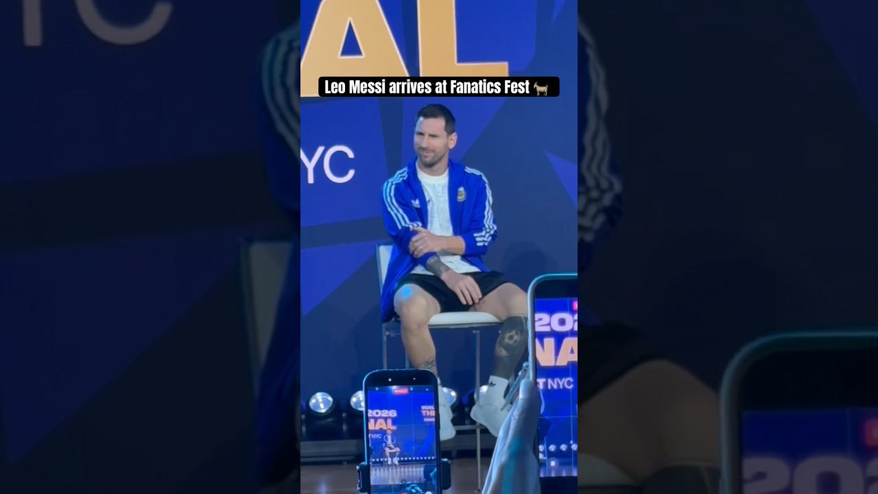 Messi is in NYC and ready for the World Cup final 🇦🇷