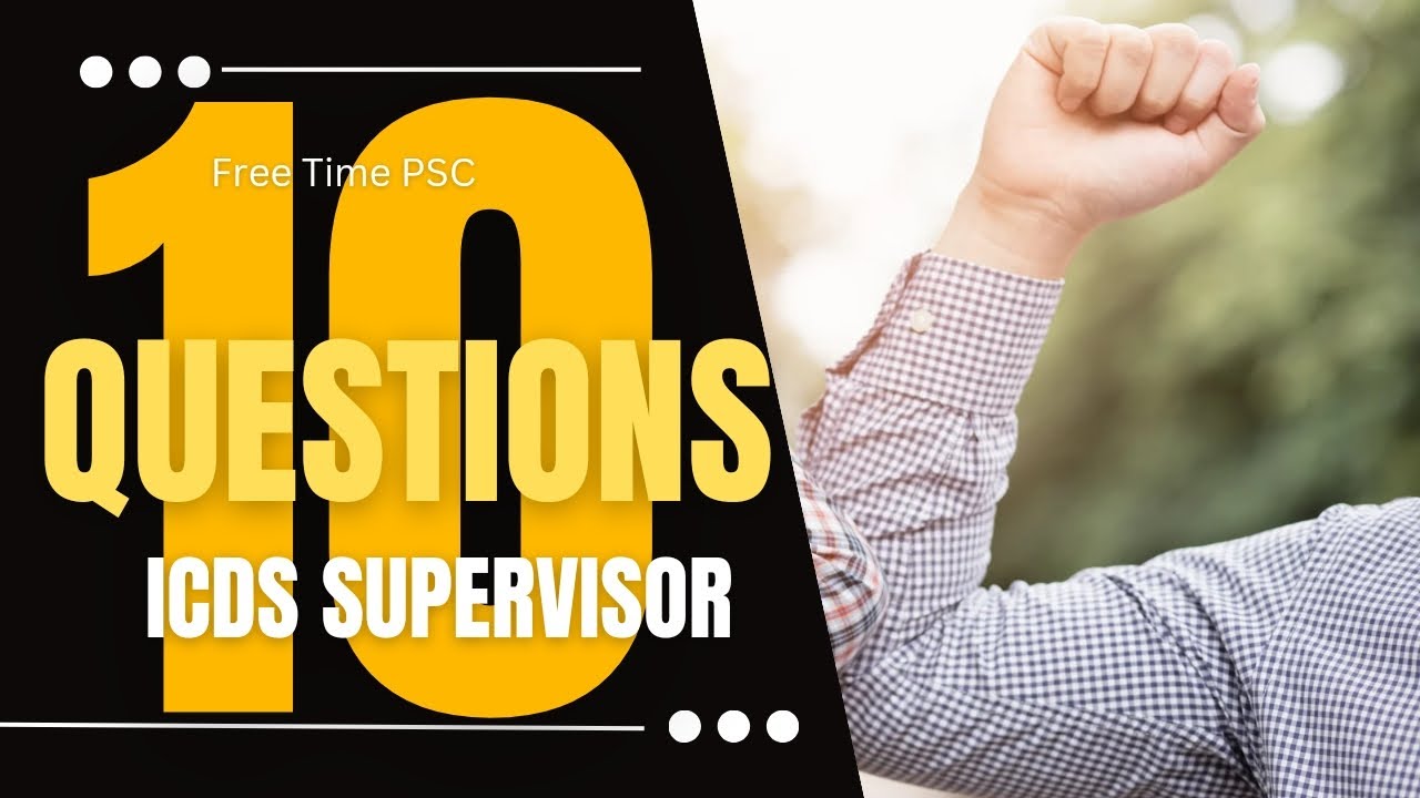 ICDS supervisor Kerala PSC Mock Test |part 7