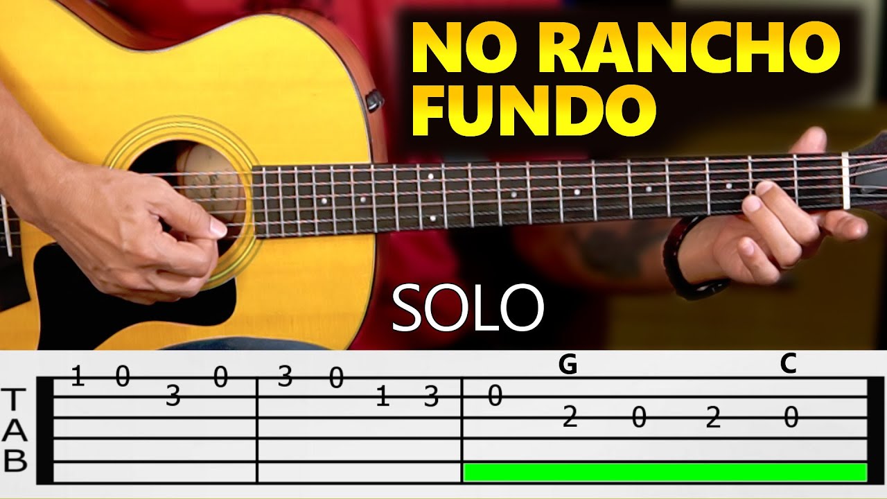 SOLO SERTANEJO – No Rancho Fundo – Prof. Sidimar Antunes🎸