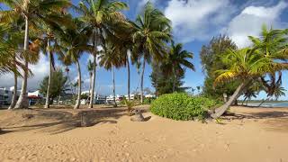 WALKING TOUR EMPTY PUERTO RICO BEACH / PLAYA LAS PICUAS RIO GRANDE / TRAVELING DURING COVID-19