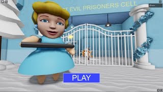 CINDERELLA BARRY'S PRISON RUN! (Obby) #roblox #scaryobby