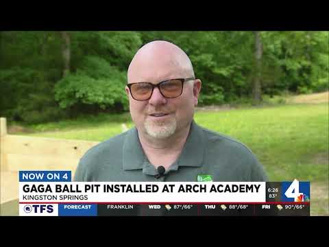 ARCH Academy Gaga Ball pit on WSMV