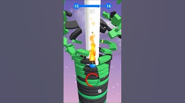 stack ball level 15 #stackball #mobilegame #gaming #youtubeshorts #games