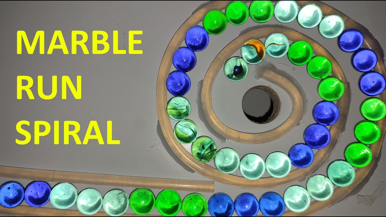 Marble Run Race ASMR 35, Spiral And Obstacles - マーブル ラン レース ASMR 35、スパイラルと障害物