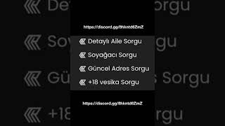 Yorumlarda link #data #mernis #panel #sorgu #sorgupaneli