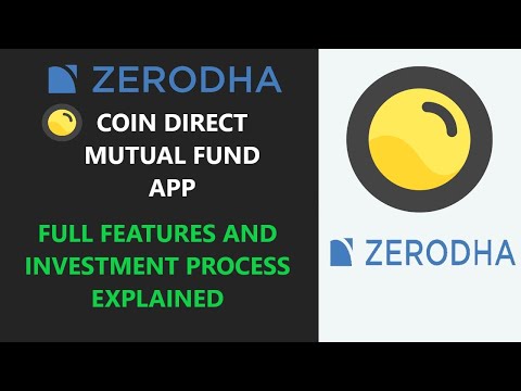 How to Buy Mutual Fund in Zerodha - Coin by Zerodha Direct Mutual Fund App Demo & Investment Process