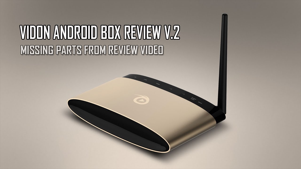 VidON Android Box Little More Review - YouTube