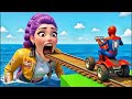 الرجل العنكبوت انقاذ باتمان Spider-Man Rescue batman vs iron man vs venom funny Game GTA 5 superhero