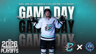 Continental Division Finals Game 1: Columbus River Dragons @ Pee Dee IceCats (4.22.26)
