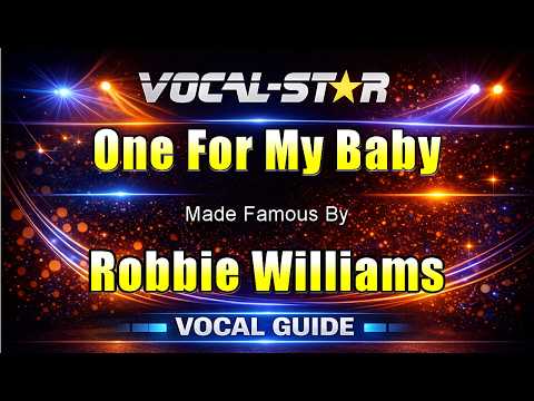 Robbie Williams - One For My Baby (Karaoke Studio Version) (With Vocal Guide)