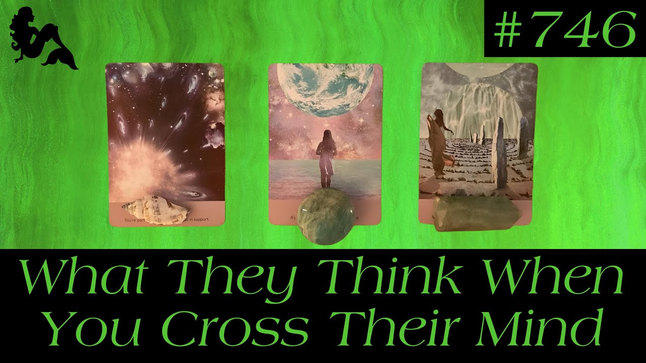 Выберите карту Таро — что они думают, когда вы приходите им на ум?🤔💭🔮