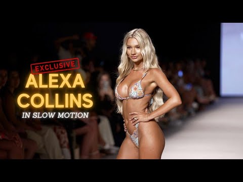 Alexa Collins in Slow Motion / Miami Swim Week 2023