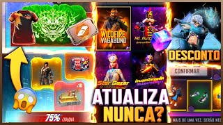 EVENTO DO 4° ANIVERSÁRIO? NOVO SUPERMERCADO, LOJA DO CUBO MÁGICO, SKINS NOVA ATUALIZAÇÃO - FREE FIRE