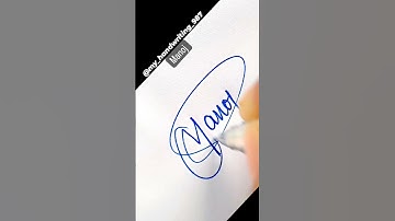 Manoj Name Signature|| Manoj Name Art || How to right Manoj beautiful Signature #shorts #1k #viral