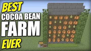 Minecraft Xbox - COCOA BEAN FARM [ BEST EVER ] Redstone Tutorial - PE / PS4 / PS3 / Switch