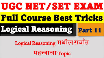 UGC NET/SET सेट Square of Opposition !! Logical Reasoning Full Course ! Part 11 ! Mood & structure !