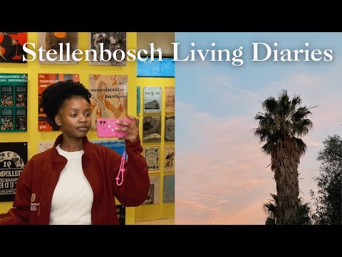stellenbosch living diaries | work events, presentations, office work & uct campus days 🌸