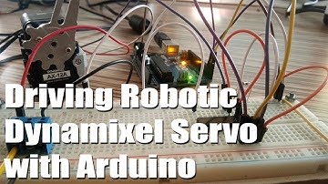 Driving Robotic Dynamixel Servos ( sending and receiving data )  with Arduino