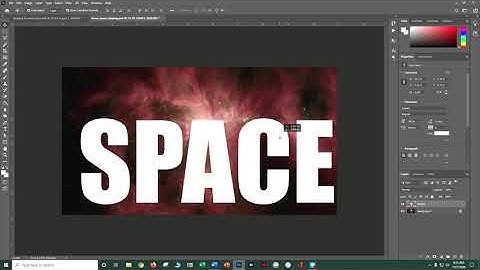 Photoshop CC 2020 Clip Image To A Word with Clipping Mask Danielle Oser