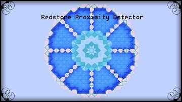 Redstone Proximity Detector