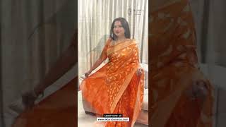 Handwoven Patan Patola Fusion Kalamkari Saree