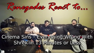 Renegades React to... Cinema Sins - Everything Wrong With Shrek in 13 Minutes or Less