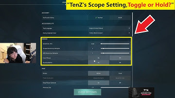 SEN TenZ Explains Why He Uses This Scoped & ADS Sensitivity!