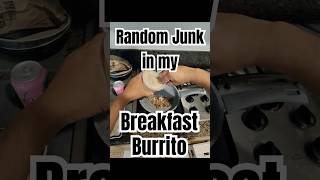 Random Leftovers in my Breakfast Burrito - Corned Beef, Thai Soup