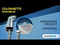 Installation dune colonnette monobloc quickplomberie