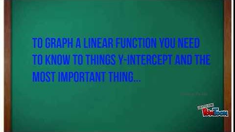 How to Analyze and Graph Linear Functions