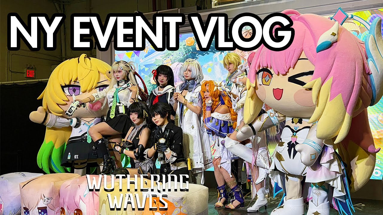 Wuwa IRL Event in New York Vlog! | Startorch Academy Winter Fair (Wuthering Waves) 명조 뉴욕 브이로그