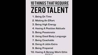 10 Things That Require Zero Talent!💥 #mindsetmatters #successmindset #shorts #trending #viralshorts