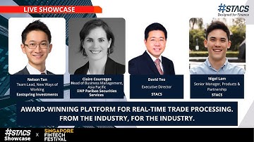 Live Showcase – Award-Winning Platform for Real-Time Trade Processing – STACS Showcase