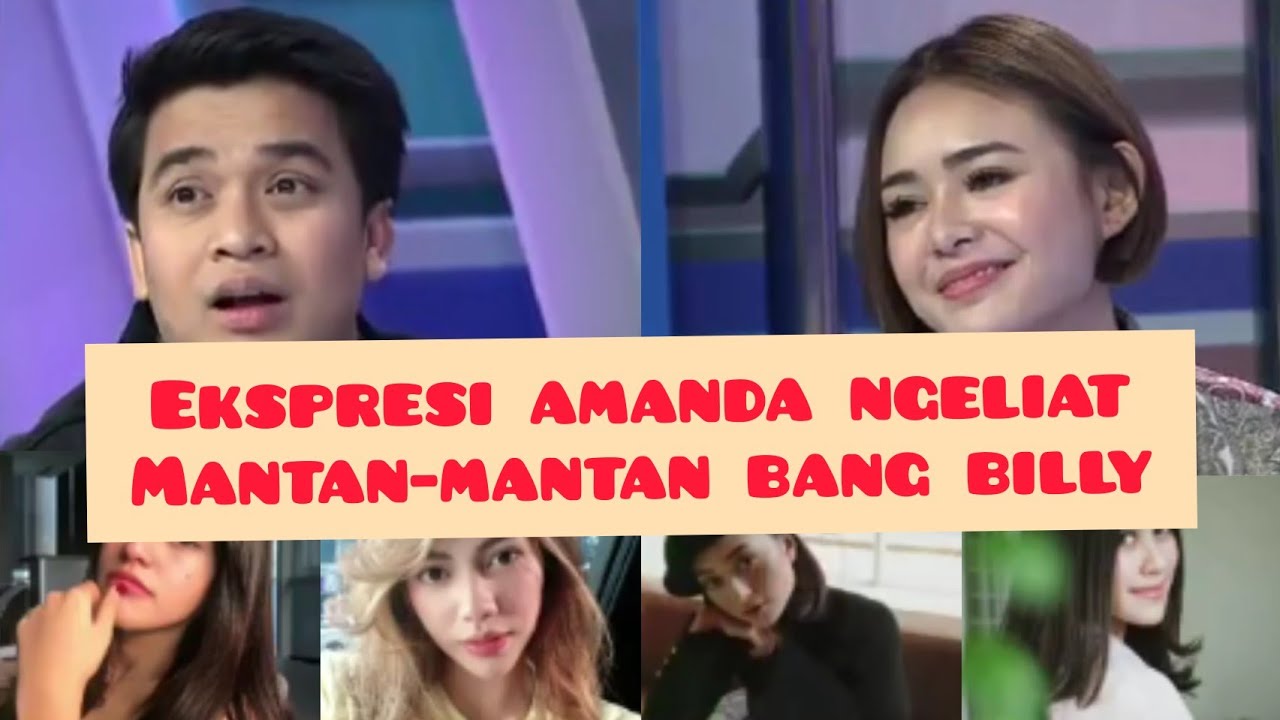 EKSPRESI AMANDA MANOPO NGELIAT MANTAN-MANTAN BILLY SYAHPUTRA, CEMBURU??? MANDA LANGSUNG BETE!!!