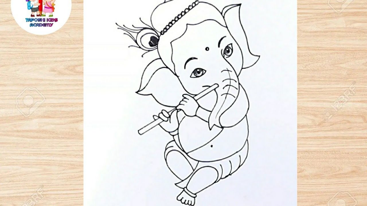 little ganesh - drysea - Drawings & Illustration, Religion, Philosophy, &  Astrology, Hinduism - ArtPal