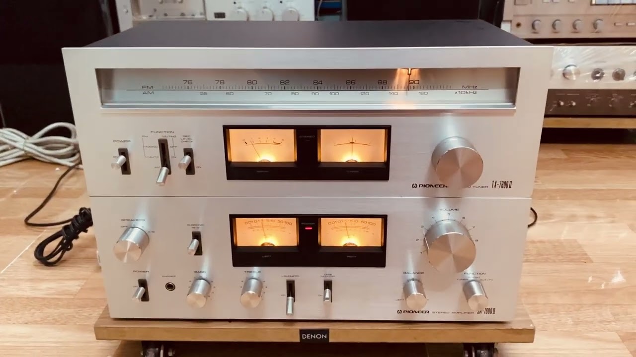 💎 đã bán: pioneer SA-7600ii & tuner pioneer TX-7800ii đẹp keng