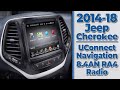 2014-2018 Jeep Cherokee Factory GPS Navigation Radio Upgrade - Easy Plug & Play Install!