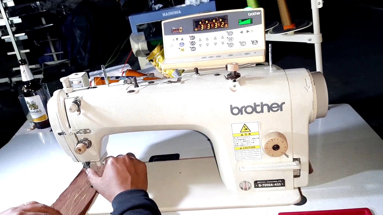 ブラザー　工業用ミシン　brother  s-7200a-433 BROTHER S 7200A(4) - YouTube