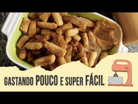 RECEITA DE MINI CHURROS - MUITO FÁCIL!