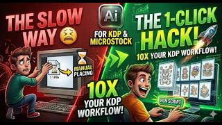 10x Your KDP & Microstock Workflow Auto Place Vector